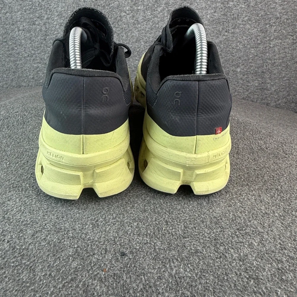 On Cloudmonster Mens 9.5 Running Shoes Black 61.98434 Low Top Sneaker